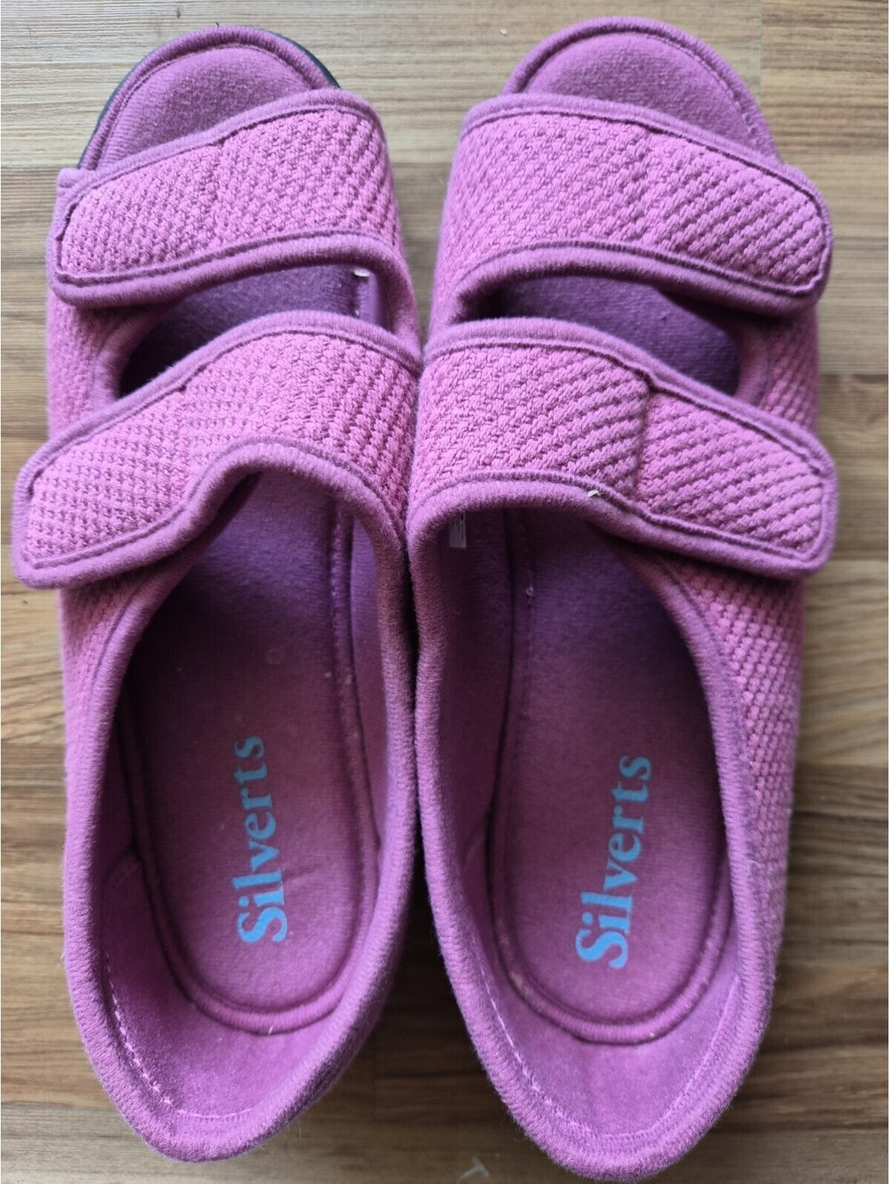 Silverts Easy Closure Sandal Womens Sz10 Diabetic Slip Resistant Shoe Rose Petal